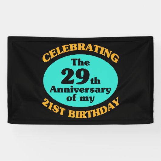 Funny 50. Geburtstag Gag Geschenk Banner (Horizontal)
