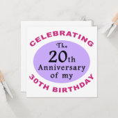 Funny 50. Geburtstag Gag Geschenke Karte (Vorderseite/Rückseite Beispiel)