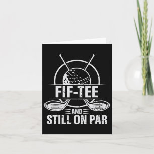 Funny 50. Geburtstag Golf Pun Golfing 50 Jahre alt Karte