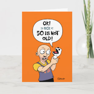 Funny 50. Geburtstag Karte