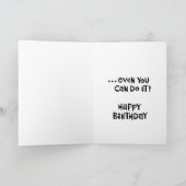 Funny 50. Geburtstag Karte (Innenseite)