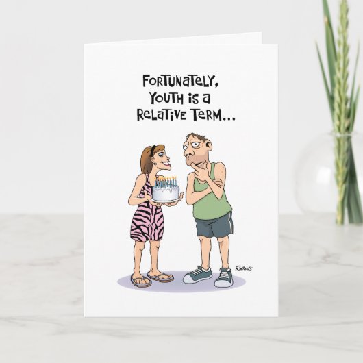 Funny 50. Geburtstag Karte (Vorderseite)