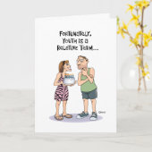 Funny 50. Geburtstag Karte (Gelbe Blume)