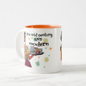 Funny 50. Geburtstag Retro Zweifarbige Tasse (Vorderseite Links)