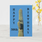 Funny 50. Geburtstagskarte Karte (Gelbe Blume)