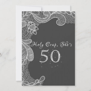 Funny, 50. Geburtstagsparty Einladung
