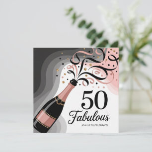 Funny 50. Geburtstagswünsche für die Geschwister Einladung
