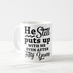 Funny 50. Hochzeitstag Kaffeetasse