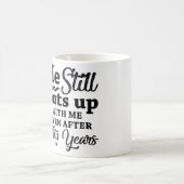 Funny 50. Hochzeitstag Kaffeetasse (Mittel)