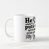 Funny 50. Hochzeitstag Kaffeetasse (Links)