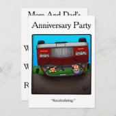 Funny 50 Jahre Party Einladung (Vorne/Hinten)