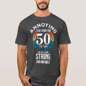 Funny 50 Jahre Shirt für Ehepaare (Vorderseite)