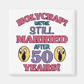 Funny 50. Jahrestag Magnet (Vorne)