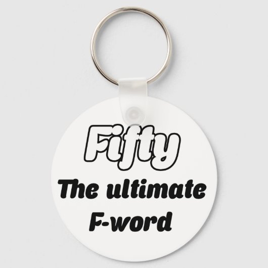 Funny 50. schlüsselanhänger (Vorderseite)