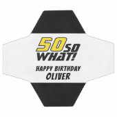 Funny 50 so, was Zitat 50. Geburtstag Fußball (Flach)