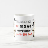 Funny 50. TASSE - Feiern 21. für 29. (Mittel)