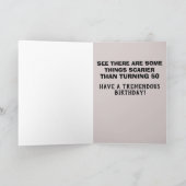 FUNNY 50 TH BIRTHDAY TRUMP & HILLARY CARDS KARTE (Innenseite)