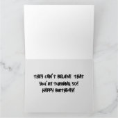 FUNNY 50 TH GEBURTSTAG GREETING CARD KARTE (Innenseite)