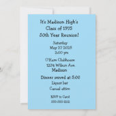 Funny 50. Wiedersehen Einladung (Rückseite)