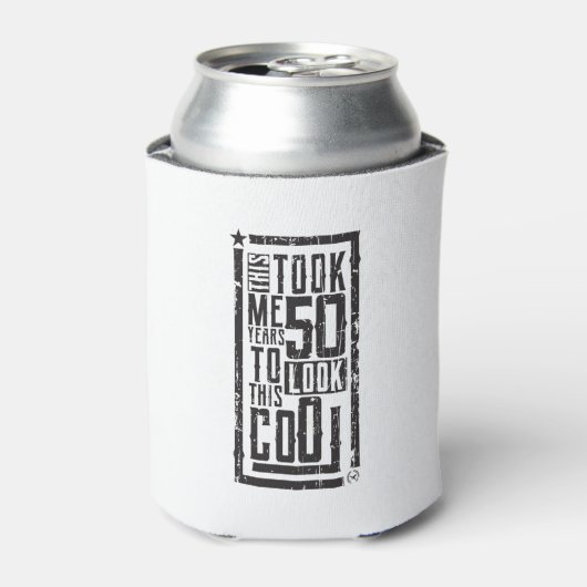 Funny 50th Birthday B-Day Geschenk Sprichwort Alte Dosenkühler (Kanne Vorderseite)