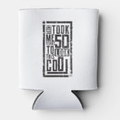 Funny 50th Birthday B-Day Geschenk Sprichwort Alte Dosenkühler (Vorderseite)