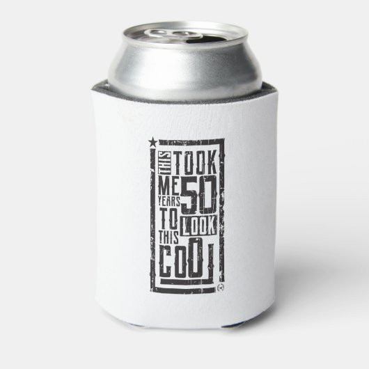 Funny 50th Birthday B-Day Geschenk Sprichwort Alte Dosenkühler (Kanne Rückseite)