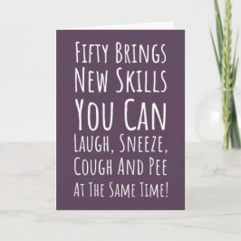 Funny 50th Birthday Cards Humor Humorous 50 Years Karte