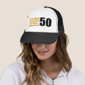 Funny 50th Birthday Hat Truckerkappe (Beispiel)