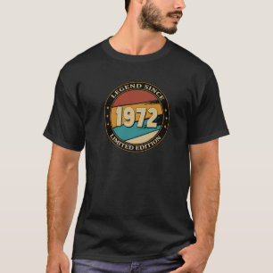Funny 50th Legend Seit 1972 Retro Vintag 50 Jahre T-Shirt