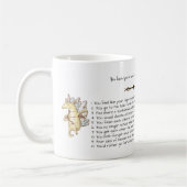 FUNNY 50th Wedding Anniversary Unicorns maßgeschne Kaffeetasse (Links)