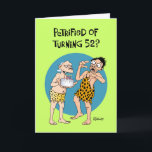 Funny 52nd Birthday Karte<br><div class="desc">Funny 52nd Birthday Greeting Card for a man who is turning fifty two years old</div>