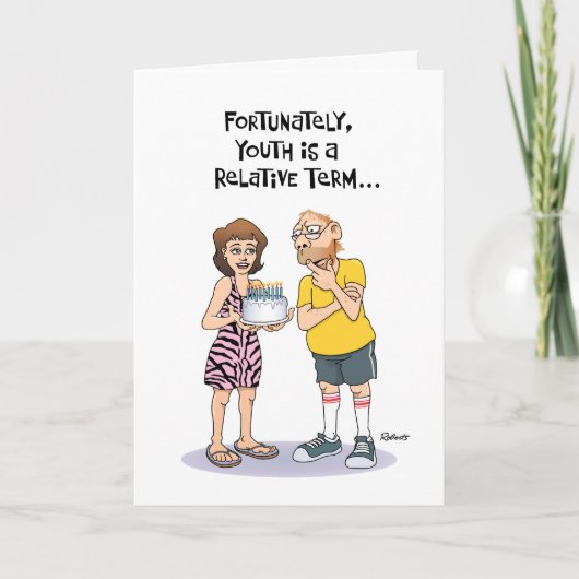 Funny 54. Geburtstag Karte (Vorderseite)