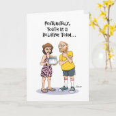 Funny 55. Geburtstag Karte (Gelbe Blume)