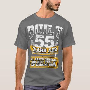 Funny 55. Geburtstag Shirt Vintag gebaut 55 Jahre