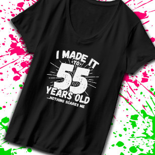Funny 55. Geburtstag Zitat sarkastisch 55 Jahre al T-Shirt
