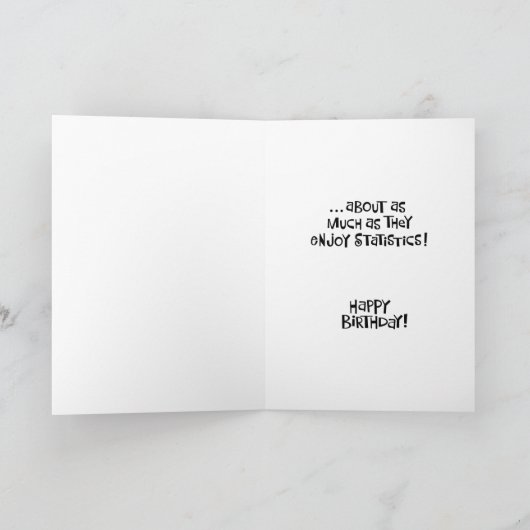 Funny 59. Geburtstag Karte (Innenseite)