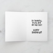 Funny 59. Geburtstag Karte (Innenseite)