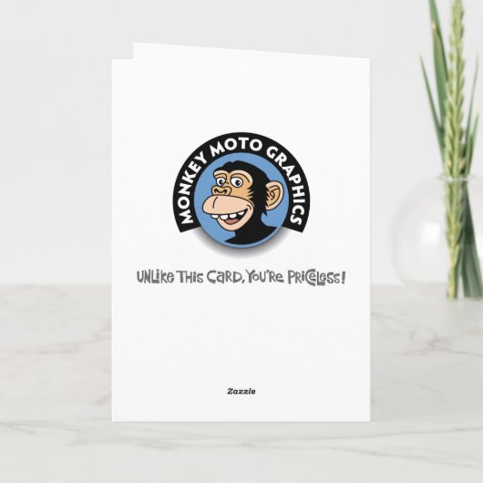 Funny 59. Geburtstag Karte (Rückseite)