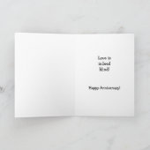 Funny 5 Anniversary Card Karte (Innenseite)