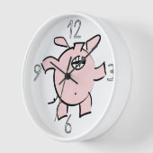 Funny 5 Cartoon Illustration Schweinejahr Geburtst Uhr (Winkel)