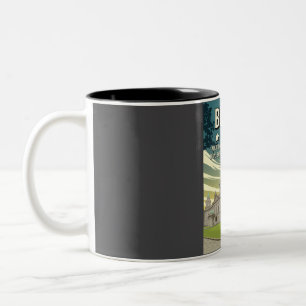 Funny 5 star Belfast Northern Ireland Review Train Zweifarbige Tasse