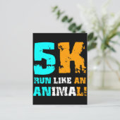 Funny 5K Postkarte (Stehend Vorderseite)