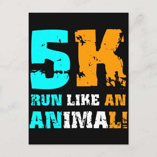 Funny 5K Postkarte (Vorderseite)