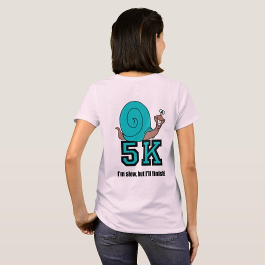 Funny 5K T-Shirt (Schwarz voll)
