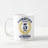 Funny 5th Anniversary for couples Kaffeetasse (Links)