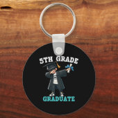 Funny 5th Grade Boys Abschluss Grad Dabbing Cl of Schlüsselanhänger (Vorderseite)