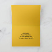 Funny 5th Grade School Abschluss Herzlichen Glückw Karte (Innenseite)