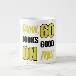 Funny 60. Geburtstag Gag Geschenk Jumbo-Tasse