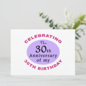 Funny 60. Geburtstag Gag Geschenke Karte (Stehend Vorderseite)
