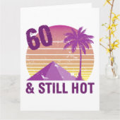 Funny 60. Geburtstag Heiß Karte (Gelbe Blume)